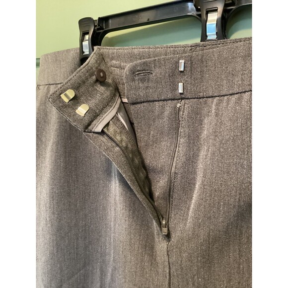 Simply Styled by Sears Women's Size 16 Short Gray Hi-Rise Boot Cut Trouser Pants - Picture 5 of 8